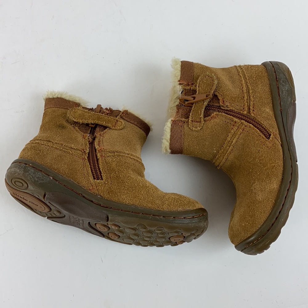 Stride Rite girls suede booties Size 5.5 - Picture 6 of 8